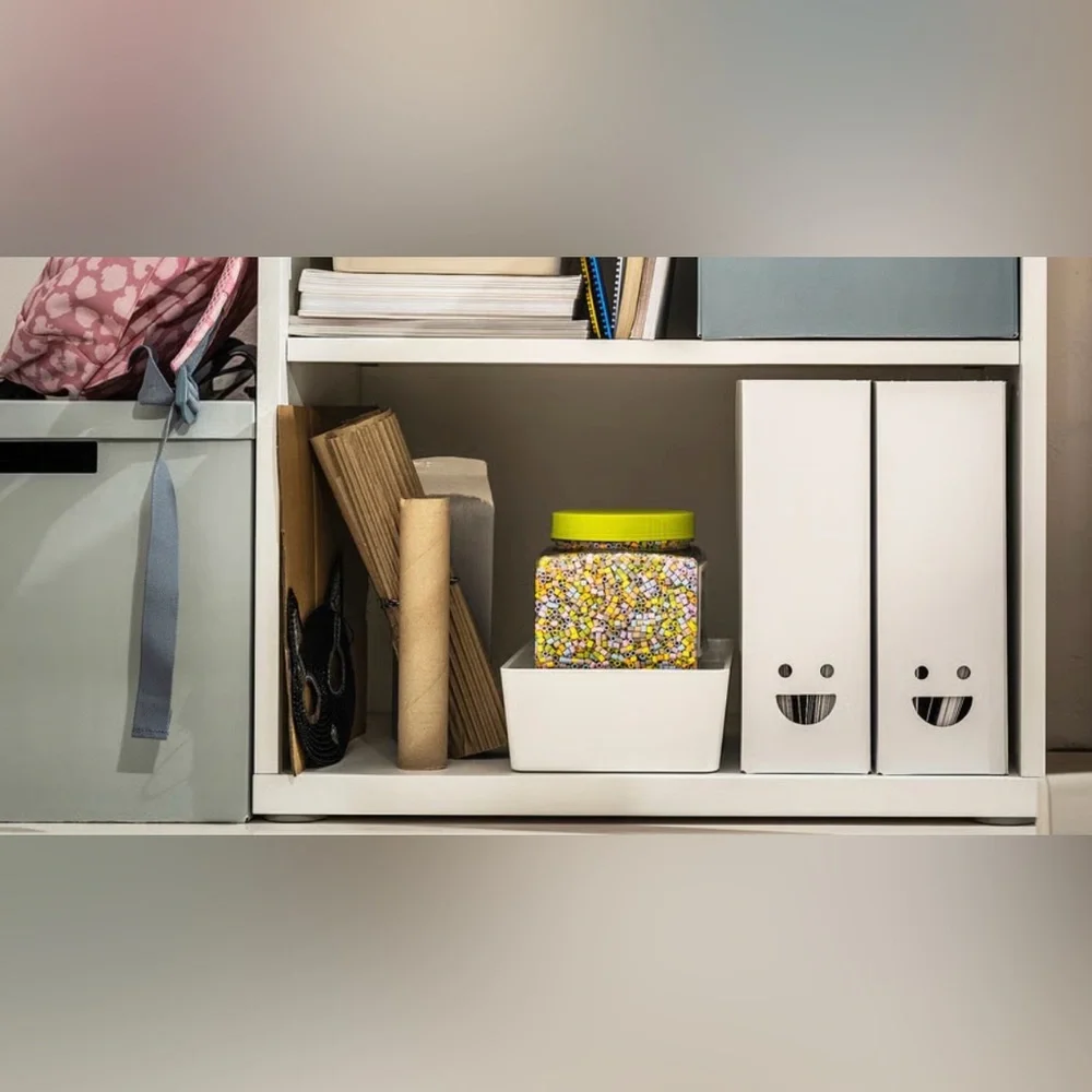 White IKEA Magazine File Holder